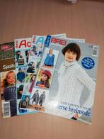 4 tijdschriften breien, Hobby en Vrije tijd, Ophalen of Verzenden, Zo goed als nieuw, Breien, Patroon of Boek