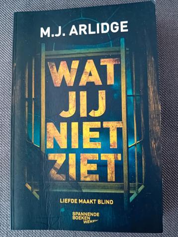 M.J. Arlidge - Wat jij niet ziet beschikbaar voor biedingen