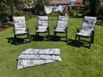 tuinstoelen, Tuin en Terras, Ophalen, Gebruikt, Kunststof, Verstelbaar