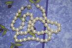 Collier de perles JKA vintage à réparer., Ophalen, Gebruikt, Zilver, Zilver