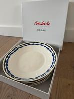 Nieuw 4 borden serax Isabelle de Borchgrave, Huis en Inrichting, Ophalen, Zo goed als nieuw, Bord(en)