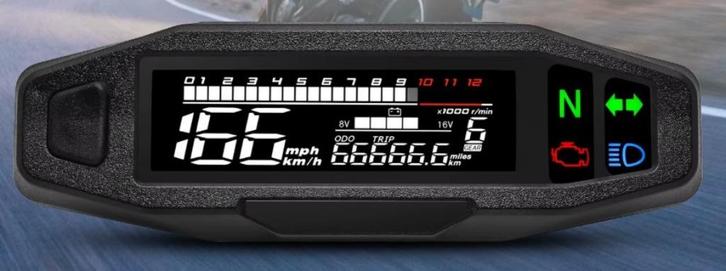 Kilometerteller + Toerenteller digitaal enduro cross mx, Motoren, Tuning en Styling, Verzenden