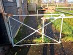 Weiland poort innox 2 stuks afmetingen 4m x1,20m  2 delig, Enlèvement