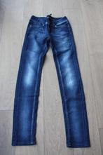 Blauwe spijkerbroek met veterlint aan de achterzijde, maat S, Comme neuf, Bleu, W28 - W29 (confection 36), Enlèvement ou Envoi
