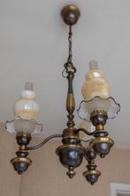 Brocante bronzen lamp, Ophalen