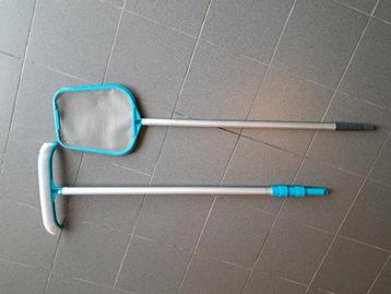 Zwembad schepnet en borstel, Enlèvement, Comme neuf