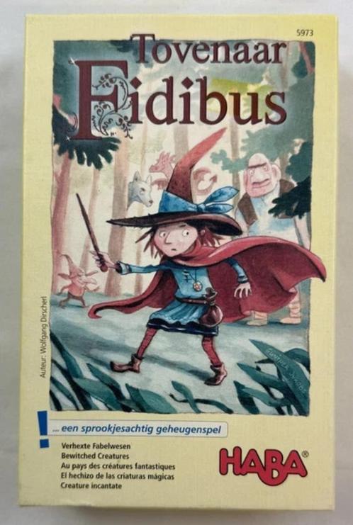 Haba Tovenaar Fidibus memo memory educatief spel compleet, Hobby en Vrije tijd, Gezelschapsspellen | Bordspellen, Zo goed als nieuw