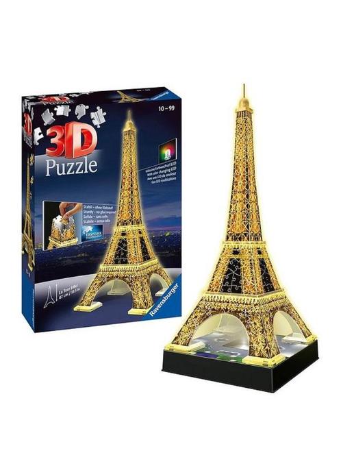 Puzzle lumineux de la Tour Eiffel en 3D, Diversen, Overige Diversen, Zo goed als nieuw, Ophalen of Verzenden