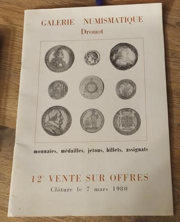 Galerie Numismatique Drouot - 7 mars 1980 beschikbaar voor biedingen