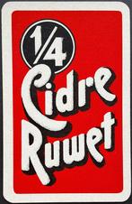 1 Speelkaart  Cidre Ruwet, Verzamelen, Ophalen of Verzenden