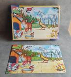 puzzel thema boerderij kat paard eendjes 25 stuks, Kinderen en Baby's, Speelgoed | Kinderpuzzels, 10 tot 50 stukjes, Gebruikt