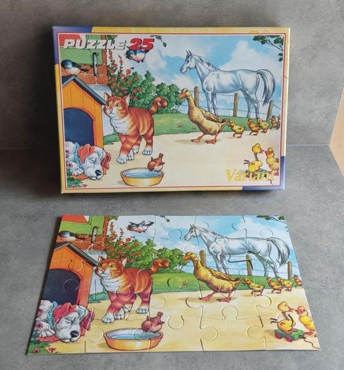 puzzel thema boerderij kat paard eendjes 25 stuks, Enfants & Bébés, Jouets | Puzzles pour enfants, Utilisé, 10 à 50 pièces, Enlèvement ou Envoi