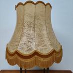 Grote Vintage retro klassieke lampenkap van varkensblaas, Ophalen of Verzenden, Zo goed als nieuw, Beige