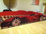 lit en forme de voiture 90 x 200 + sommier, Ophalen, 85 tot 100 cm, Gebruikt, Lattenbodem