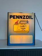 PENNZOIL oude reclame lichtbak, Verzamelen, Merken en Reclamevoorwerpen, Ophalen, Gebruikt, Lichtbak of (neon) lamp