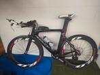 TT fiets Ridley Dean met carbon wielen, Comme neuf, Carbone, Enlèvement ou Envoi