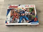 Marvel Avengers puzzle (104 stuks), Ophalen of Verzenden, Meer dan 50 stukjes, Zo goed als nieuw, 6 jaar of ouder