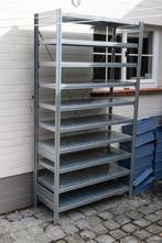 Metalen rek met plastic bakken, Doe-het-zelf en Bouw, Ophalen, Gebruikt, 60 cm of meer, Overige typen