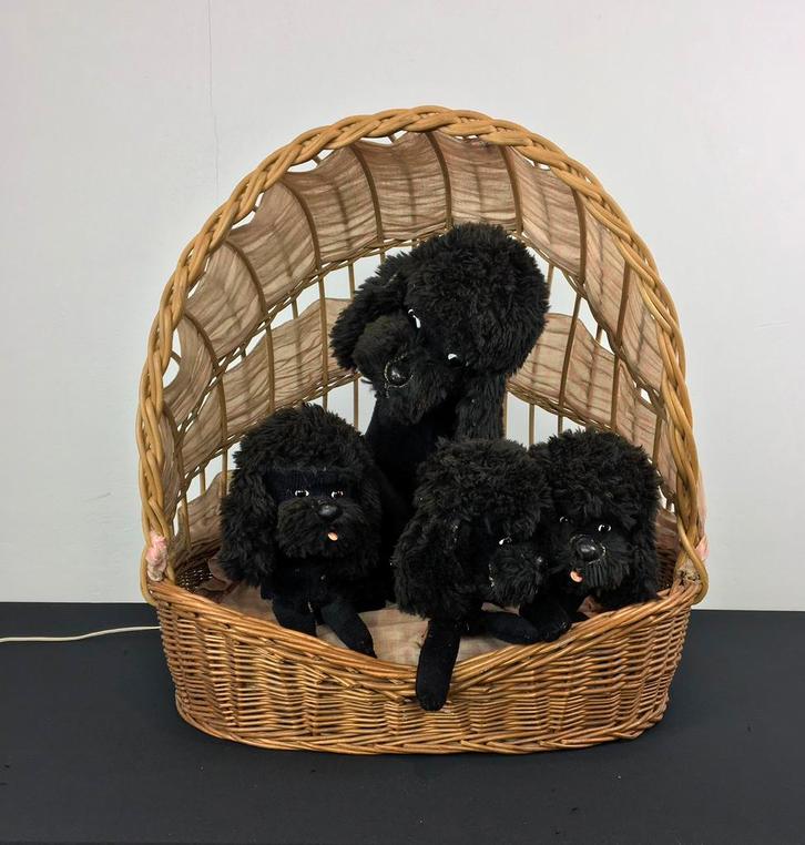 1960s Automaton - Mechanische Honden / Poedels, Antiek en Kunst, Antiek | Speelgoed, Ophalen