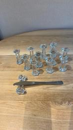 Bestekonderleggers frans loodglas 12 stuks, Antiek en Kunst, Ophalen