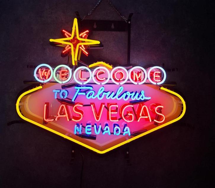 Welcome to fabulous Las Vegas neon licht reclame decoratie, Verzamelen, Merken en Reclamevoorwerpen, Nieuw, Lichtbak of (neon) lamp