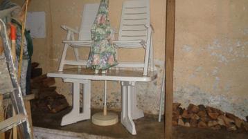 MOBILIER DE JARDIN, Tuin en Terras, Ophalen, Overige materialen, Gebruikt, Bijzettafel
