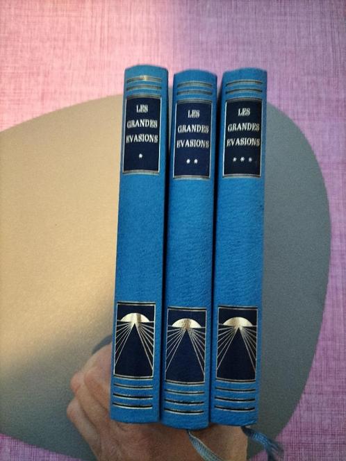 Livres : Les grandes évasions. 3 tomes, Livres, Guerre & Militaire, Utilisé, Général, Avant 1940, Enlèvement ou Envoi