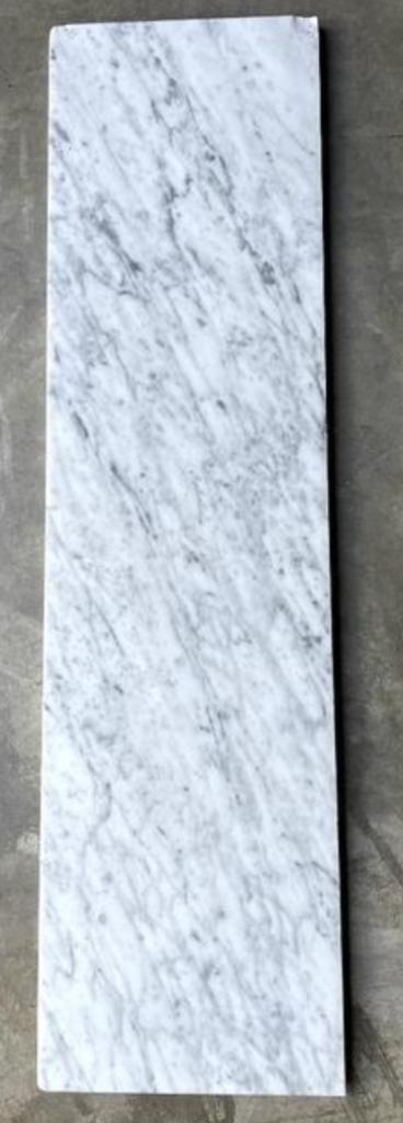 Witte marmeren plaat "CARRARA" 105X28cm, Doe-het-zelf en Bouw, Platen en Panelen, Gebruikt, Overige materialen, 20 tot 50 mm, Ophalen