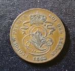 2 cent 1863 Leopold I, Postzegels en Munten, Munten | België, Verzenden, Losse munt
