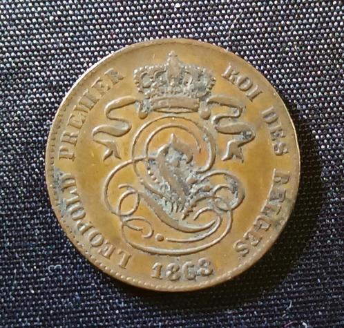 2 cent 1863 Leopold I, Postzegels en Munten, Munten | België, Losse munt, Verzenden