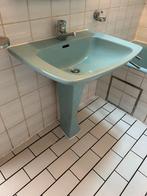 Vintage/retro lavabomeubel in unieke lichtblauwe kleur, Huis en Inrichting, Badkamer | Badkamermeubels, Ophalen, Gebruikt