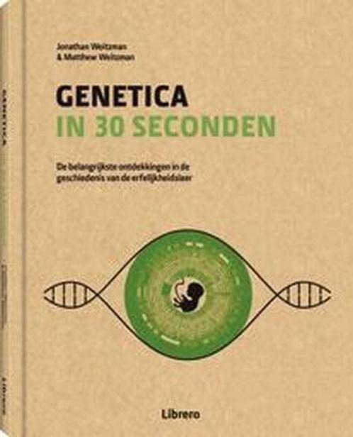 boek: genetica in 30 seconden; J.&M. Weitzman, Boeken, Wetenschap, Zo goed als nieuw, Natuurwetenschap, Ophalen of Verzenden