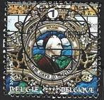 1 Postzegel België 2008 Kerstmis en nieuwjaar, Postzegels en Munten, Kerst, Frankeerzegel, Ophalen of Verzenden, Gestempeld