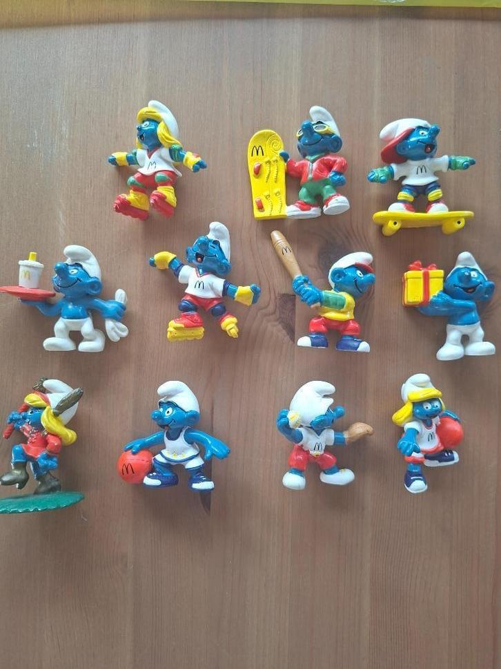 smurfen McDonalds aan 4€/stuk, Verzamelen, Smurfen, Zo goed als nieuw, Poppetje, Figuurtje of Knuffel, Ophalen