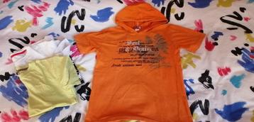 Set 4 M/C t-shirt met kleine defecten cm 164 beschikbaar voor biedingen
