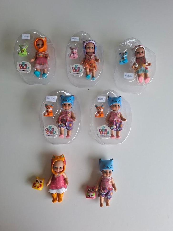 Poppetjes Mini chou chou per stuk te koop, Kinderen en Baby's, Speelgoed | Poppen, Zo goed als nieuw, Ophalen of Verzenden