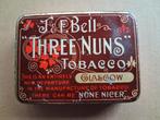oude tabaksdoos THREE NUNS TOBACCO.., Ophalen of Verzenden, Gebruikt, Tabaksdoos of Verpakking