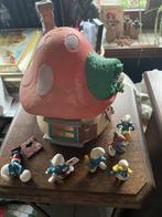 ancienne maison de schtroumpfs avec schtroumpfs, Collections, Schtroumpfs, Enlèvement, Utilisé