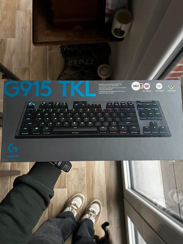 Logitech G915 TKL gaming-toetsenbord, Computers en Software, Toetsenborden, Zo goed als nieuw, Draadloos, Gaming toetsenbord, Ophalen of Verzenden