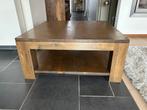 Massieve vierkante salontafel, Huis en Inrichting, Tafels | Salontafels, Ophalen, Gebruikt, 50 tot 100 cm, 50 tot 100 cm