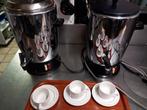 2PERCOLATEURS DONT UN SANS FILTRE ET 90 TASSES A MOKAS