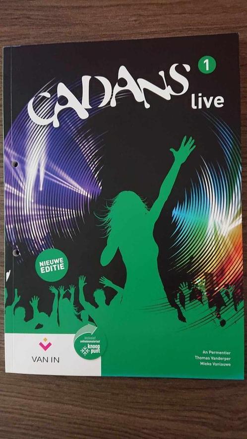 Muziek - Cadans Live 1 Leerwerkschrift, Livres, Livres scolaires, Neuf, Musique, Primaire, Enlèvement ou Envoi