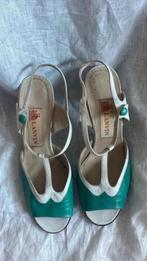 Lanvin hakken maat 38, Kleding | Dames, Schoenen, Lanvin, Verzenden, Wit, Sandalen of Muiltjes