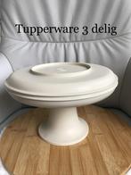 Tupperware 3 delig serveer set v pannekoeken /chips/dipsaus, Maison & Meubles, Cuisine| Tupperware, Crème, Autres types, Enlèvement ou Envoi