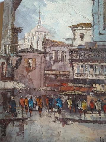 schilderij ab jenkins, Antiek en Kunst, Kunst | Schilderijen | Klassiek, Ophalen of Verzenden