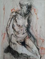 AL12_Vrouw 95 x 80, Antiek en Kunst, Ophalen