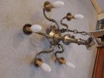 Tinnen luster, Huis en Inrichting, Lampen | Kroonluchters, Ophalen, Gebruikt