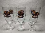 6 verres à bière bruns Bellegems, Collections, Enlèvement ou Envoi, Comme neuf, Verre à bière