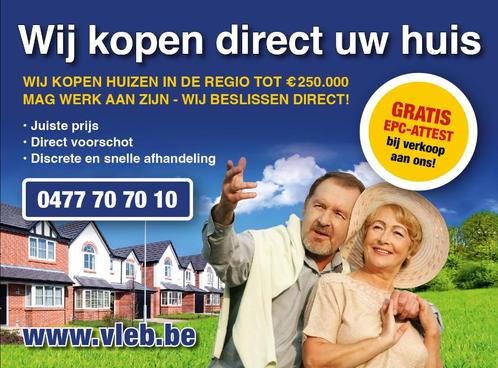 Wij kopen direct uw huis, Immo, Op zoek naar een huis
