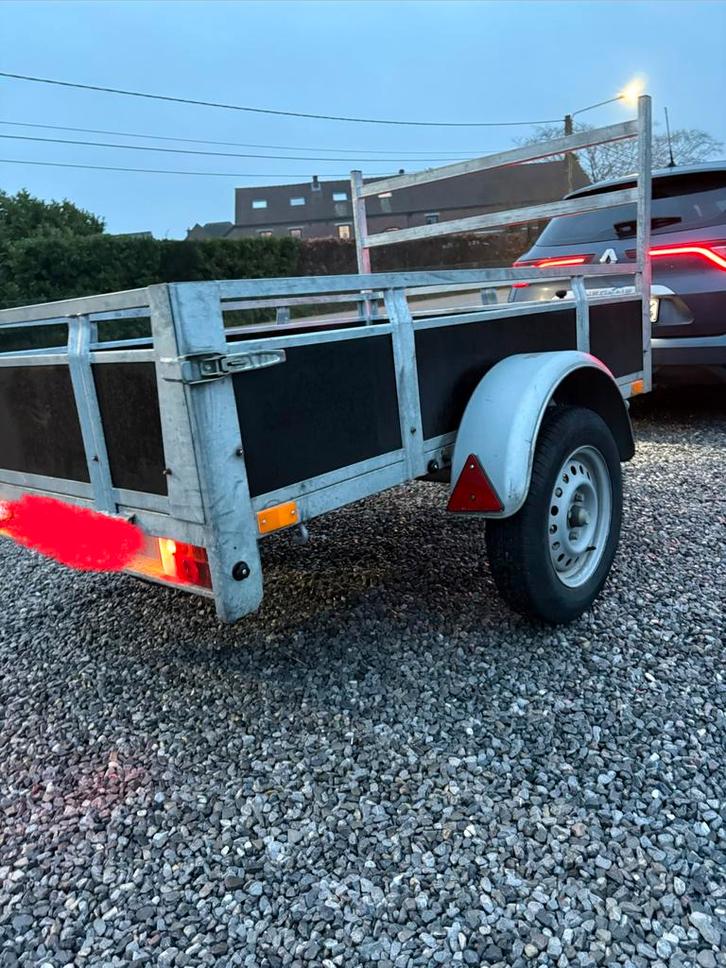 Remorque 2m sur 1m25, Auto diversen, Aanhangers en Bagagewagens, Nieuw, Ophalen